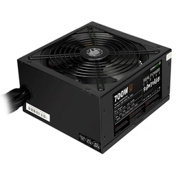 GAMEMAX RPG Rampage 700W PSU, 140mm Ultra Silent Fan, 80 PLUS Bronze, Non Modular, Flat Black Cables, Japanese TK Main Capacitor Fitted — image 3