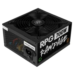 GAMEMAX RPG Rampage 700W PSU, 140mm Ultra Silent Fan, 80 PLUS Bronze, Non Modular, Flat Black Cables, Japanese TK Main Capacitor Fitted — image 4