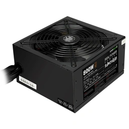 GAMEMAX RPG Rampage 800W PSU, 140mm Ultra Silent Fan, 80 PLUS Bronze, Non Modular, Flat Black Cables, Japanese TK Main Capacitor Fitted — image 3