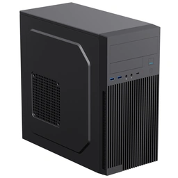CiT Mentor Micro-ATX Office PC Case With USB Type C and 80mm Rear Black Fan Included — image 4