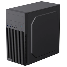 CiT Mentor Micro-ATX Office PC Case With USB Type C and 80mm Rear Black Fan Included — image 5