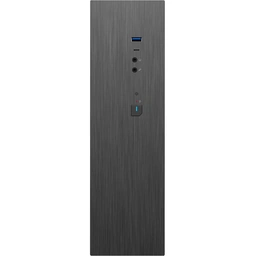 CiT S8i SFF Micro-ATX PC Case - 8.3L Compact Desktop Chassis, Brushed Front, 1 x 80mm Fan, 2 x USB 3.0, TFX PSU Support, Black — image 3