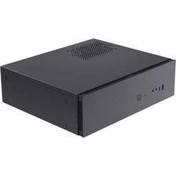 CiT S8i SFF Micro-ATX PC Case - 8.3L Compact Desktop Chassis, Brushed Front, 1 x 80mm Fan, 2 x USB 3.0, TFX PSU Support, Black — image 4
