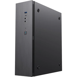 CiT S8i SFF Micro-ATX PC Case - 8.3L Compact Desktop Chassis, Brushed Front, 1 x 80mm Fan, 2 x USB 3.0, TFX PSU Support, Black — image 6