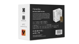 Vida 850W Heracles White ATX 3.1 Gaming PSU, 80+ Bronze, 140mm Ultra-Quiet FDM Fan, Flat White Cables, PCIe 5.1, Power Lead Not Included — image 10
