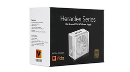 Vida 850W Heracles White ATX 3.1 Gaming PSU, 80+ Bronze, 140mm Ultra-Quiet FDM Fan, Flat White Cables, PCIe 5.1, Power Lead Not Included — image 9