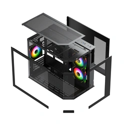 Vida EDGE MINI MATX ARGB BLACK CASE — image 3