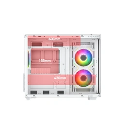 Vida EDGE MINI MATX ARGB WHITE CASE — image 6