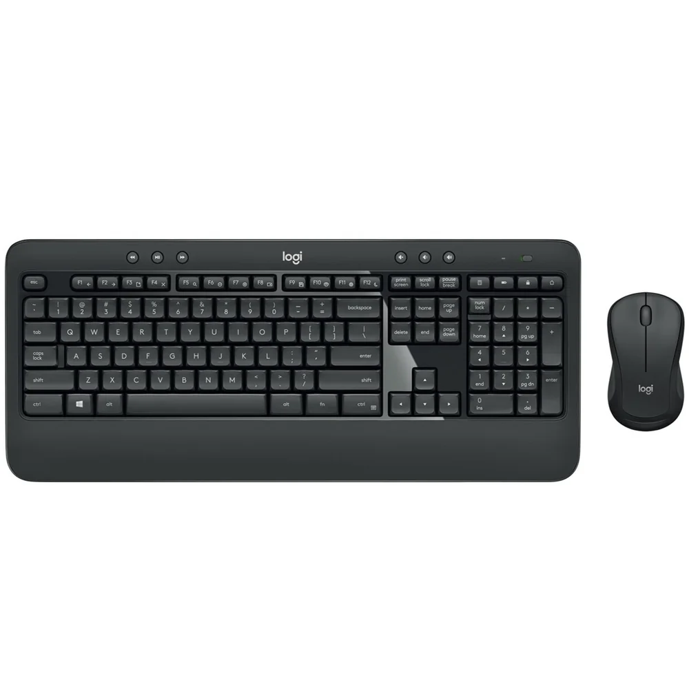 Logitech MK540 ADVANCED Wireless/Wired Standard Keyboard With Optical Mouse