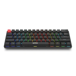 Marvo Scorpion KG933G Saber 61 Wired Mechanical RGB 60% UK Layout Gaming Keyboard (Black) — image 2
