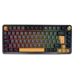 Marvo Titan 75 KG985W Wireless Mechanical Gaming Keyboard, Tri-Mode Connectivity, Wired, 2.4GHz &amp;amp; Bluetooth, Hot-Swappable Mechanical Switches, Vibrant RGB Backlighting, Full-Key Anti-Ghosting