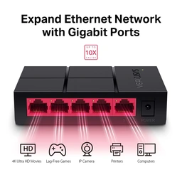 Mercusys MS105G 5 Port Gigabit Ethernet Network Switch — image 4