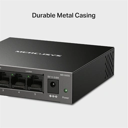 Mercusys MS105GS 5 Port Gigabit Ethernet Network Switch Steel Case — image 5