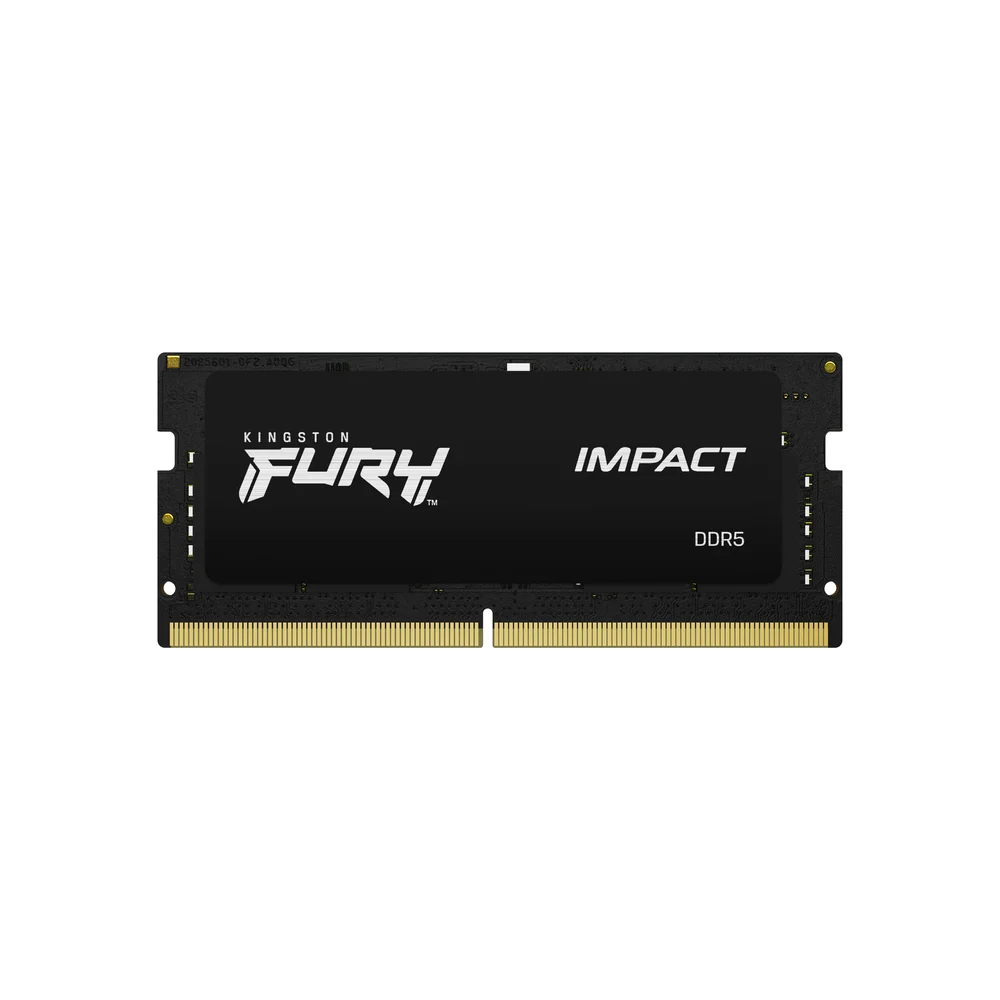Kingston FURY Impact 16 GB (2 x 8 GB) DDR5-4800 SODIMM CL38 Memory