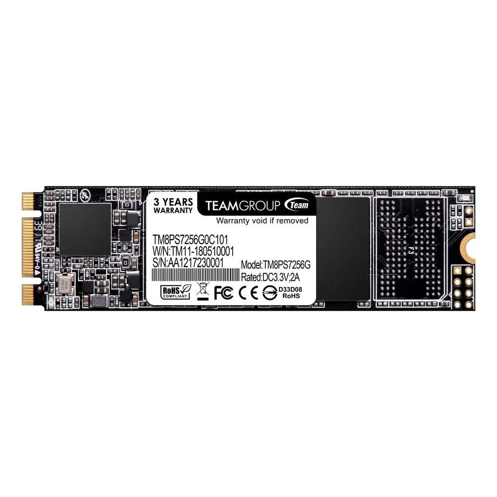 TEAMGROUP MS30 256 GB M.2-2280 SATA Solid State Drive