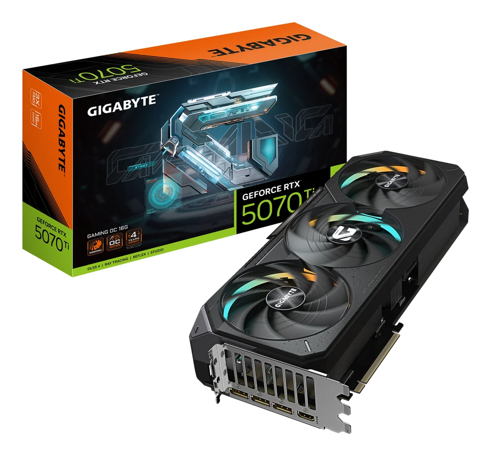Gigabyte GAMING OC GeForce RTX 5070 Ti 16 GB Video Card