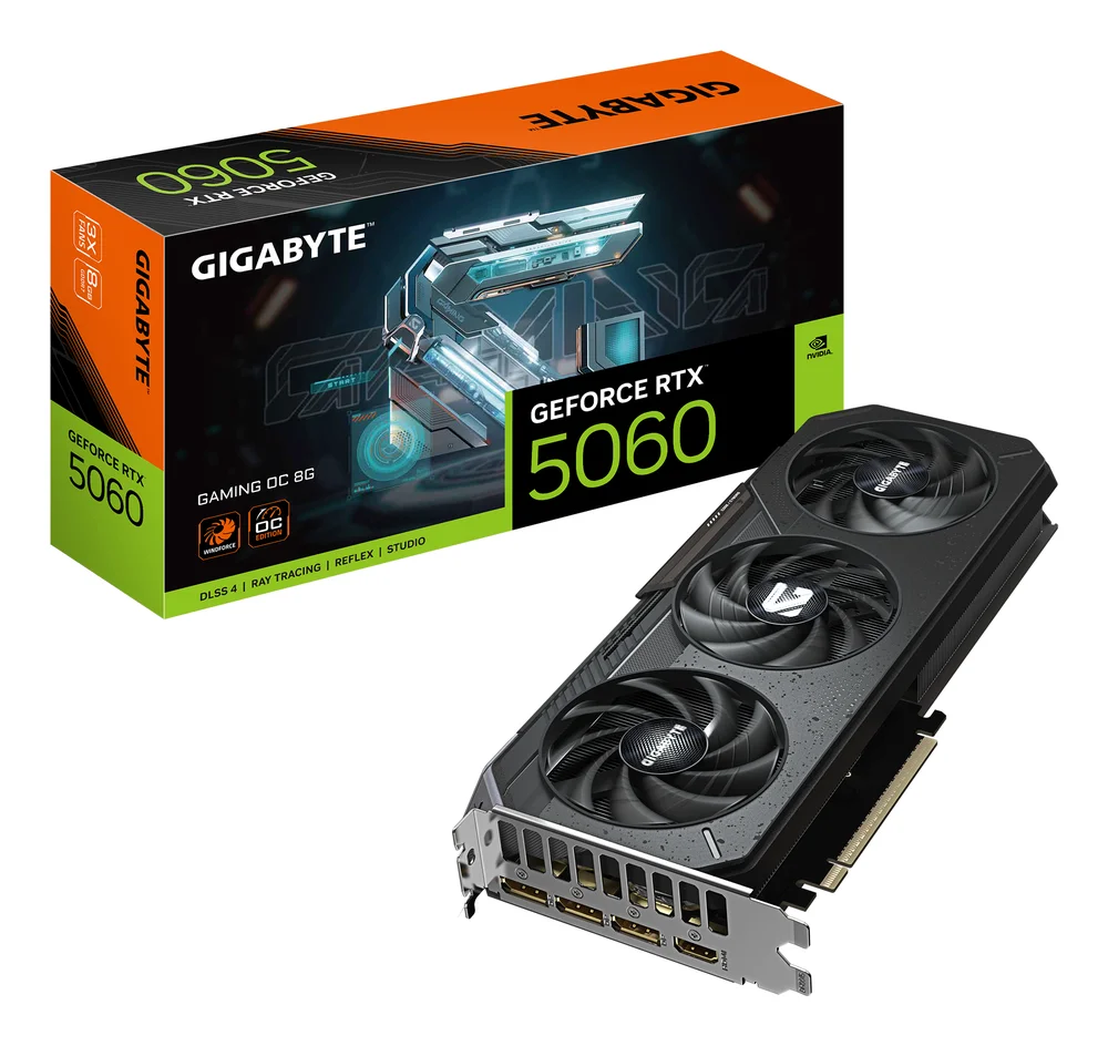 Gigabyte GAMING OC GeForce RTX 5060 8 GB Video Card