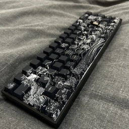 Tecurs KB510 65% Wireless Mechanical Keyboard, Dragon Wave Custom Keycaps — image 2