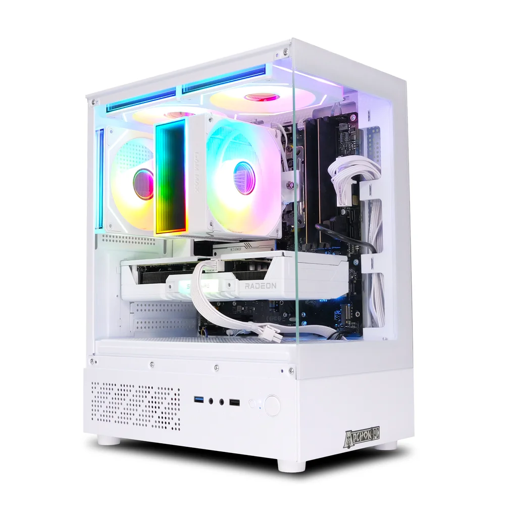 ArchonPC CELSIUS - R5 9600X / 16GB / RX 9060 XT Gaming PC - White